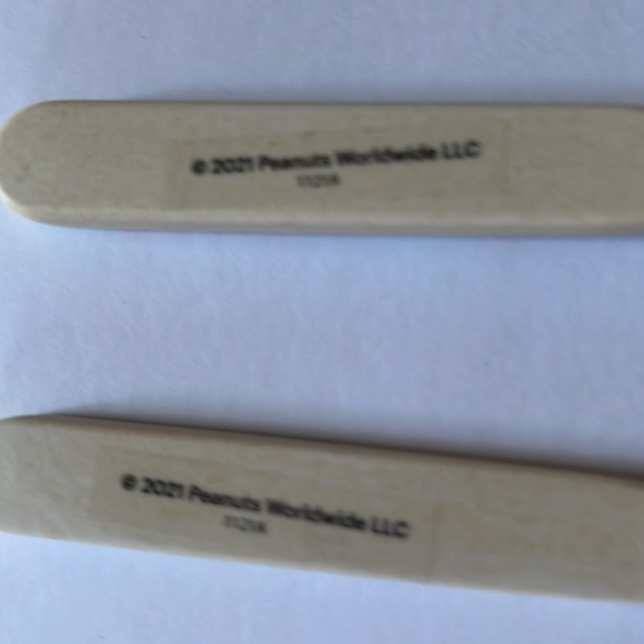 Snoopy Peanuts Child’s Fork and Spoon Set NWOT - Picture 6 of 7